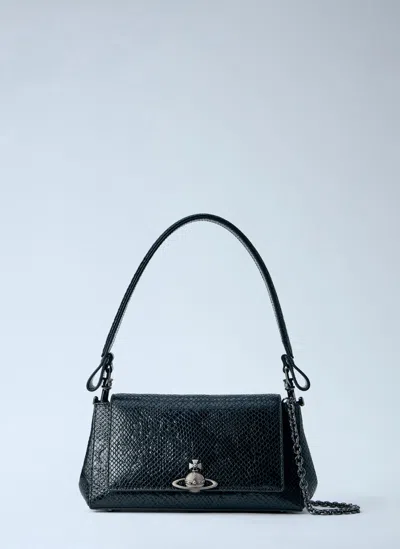Vivienne Westwood Hazel Medium Handbag In Black