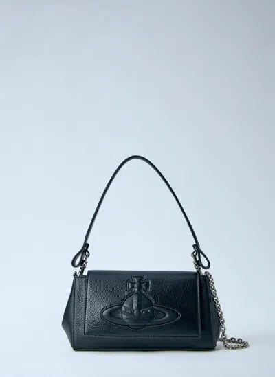 Vivienne Westwood Hazel Medium Handbag In Black