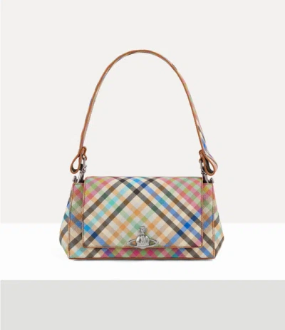 Vivienne Westwood Hazel Medium Handbag Polyurethane / Polyester / Cotton Heather-plaid