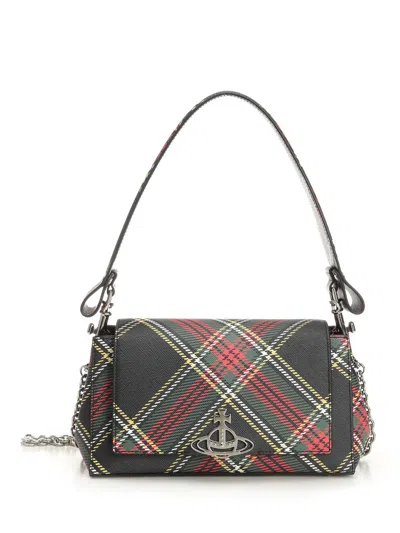 Vivienne Westwood Hazel Medium Handbag Shoulder Bags Multicolor In Red