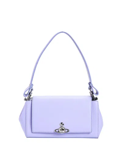 Vivienne Westwood Hazel Medium Handbags In Purple