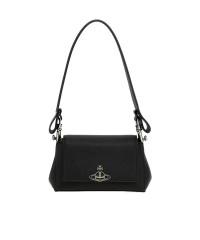 Vivienne Westwood Small Hazel Cluch Bag In Black