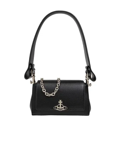 Vivienne Westwood Hazel Shoulder Bag In Black