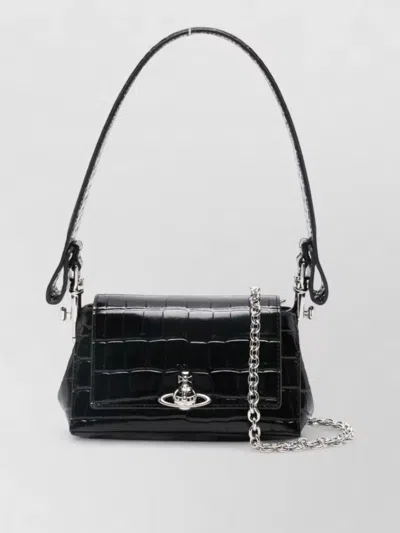 Vivienne Westwood Hazel Small Croc Effect Leather Tote