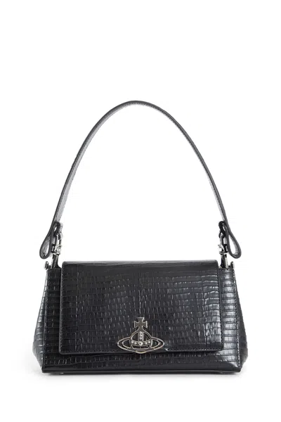 Vivienne Westwood Hazel Small Handbag In Black