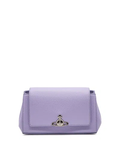 Vivienne Westwood Hazel Small Handbags In Purple