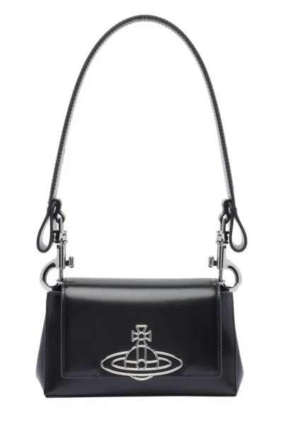Vivienne Westwood Hazel Small Shoulder Bag In Black