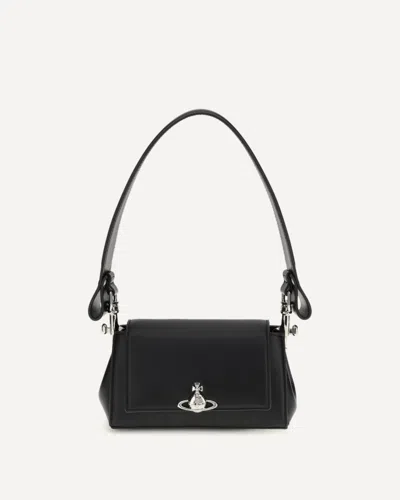 Vivienne Westwood Hazel Small Shoulder Bag In Black