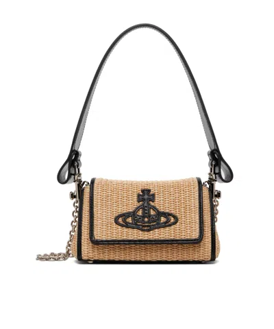 Vivienne Westwood Hazel Small Shoulder Bag In Brown