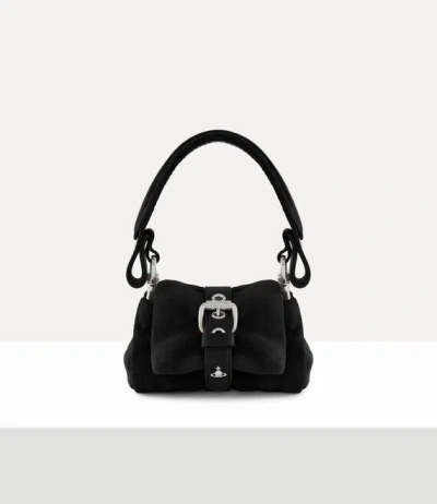 Vivienne Westwood Hazel Treasure Charm Suede Black One Size Women In Neutral