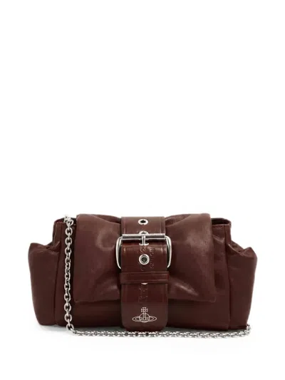 Vivienne Westwood Hazel Treasure Handbag In Brown