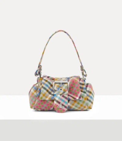 Vivienne Westwood Hazel Treasure Handbag Heather Check Multi