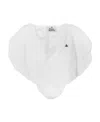 Vivienne Westwood Heart Poplin Logo Top In White