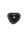 Vivienne Westwood Heart Bag With Strass - Black