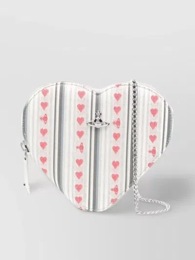 Vivienne Westwood Heart Chain Strap Shoulder Bag