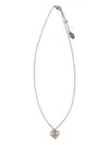 Vivienne Westwood Heart-charm Necklace In 银色