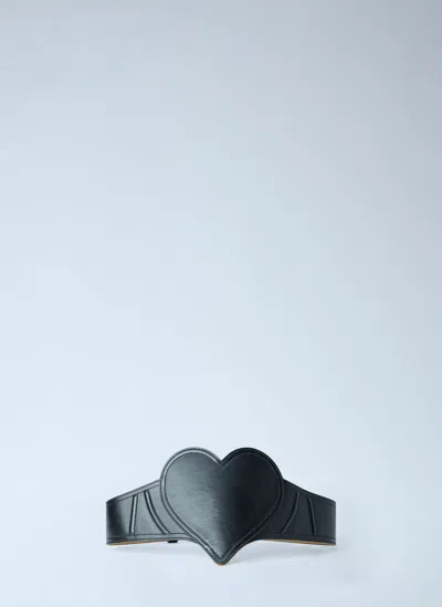 Vivienne Westwood Heart Corset Belt In Black