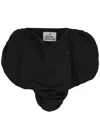 Vivienne Westwood Women Heart Asymmetric Cotton Top In Black