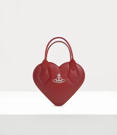 Vivienne Westwood Heart Crossbody Pu Leather Red