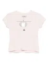 Vivienne Westwood Heart-detail Organic Cotton Top In Pink