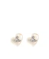 Vivienne Westwood Orb-plaque Earrings In White