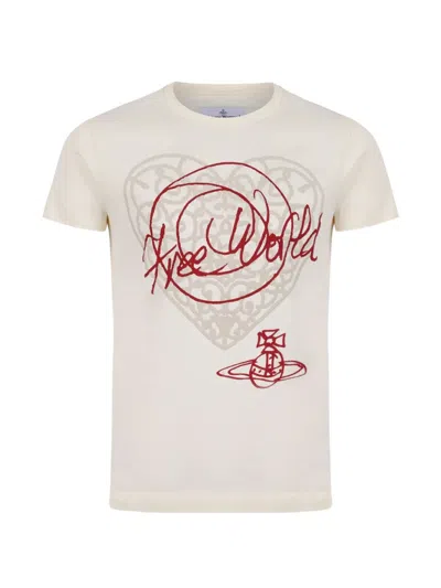 Vivienne Westwood Heart-graphic T-shirt In Multi