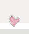 Vivienne Westwood Heart Lighter Pink Zinc Lighter Heart Unisex In Pink