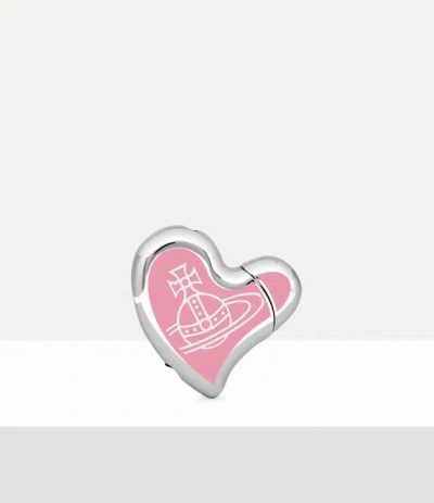 Vivienne Westwood Heart Lighter Pink Zinc Lighter Heart Unisex