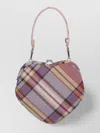 Vivienne Westwood Heart Plaid Top Handle Cross-body Bag