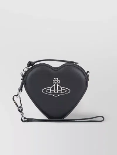 Vivienne Westwood Heart Shape Shoulder Bag With Silver-tone Hardware