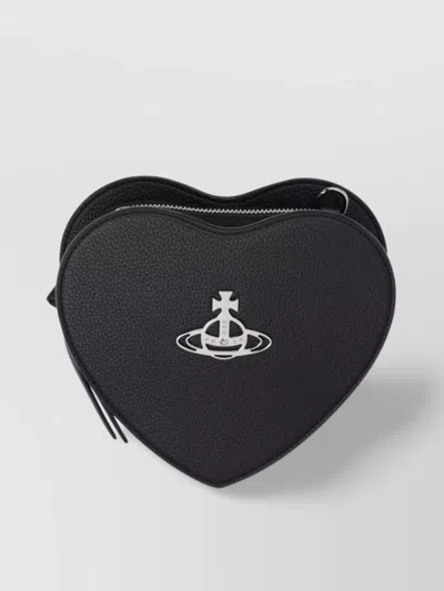 Vivienne Westwood Heart Shape Shoulder Bag With Silver-tone Hardware