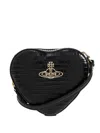 Vivienne Westwood Heart-shaped Cross Body Bag In Black