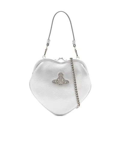 VIVIENNE WESTWOOD HEART-SHAPED ORB SHOULDER BAG