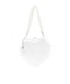 Vivienne Westwood Heart Shaped Satchel In White