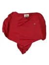 Vivienne Westwood Heart Top Topwear In Red Cotton In Red