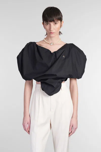 Vivienne Westwood Heart Top Topwear In Black