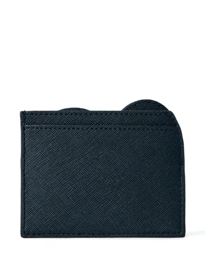 Vivienne Westwood Heart-motif Card Holder In Blue