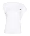 Vivienne Westwood Hebo Asymmetric T-shirt In White