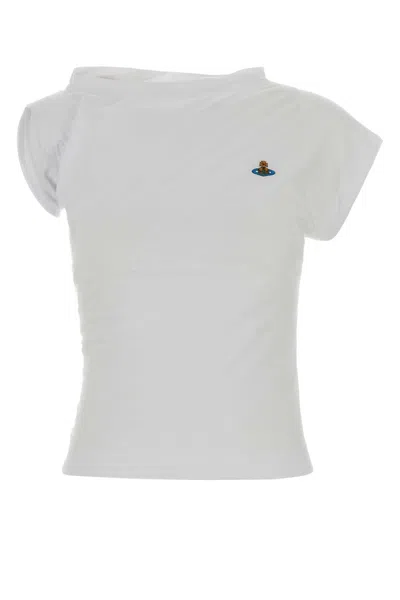 Vivienne Westwood Hebo Cotton T-shirt For Women In White