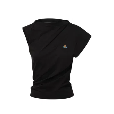 Vivienne Westwood Asymmetric Short-sleeved T-shirt In Black