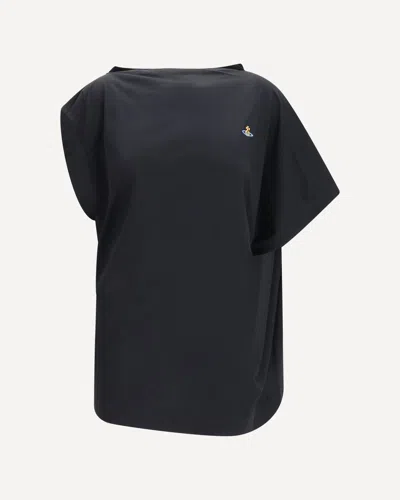 Vivienne Westwood Oversized Hebo Top Cotton Black L Women