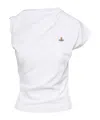 Vivienne Westwood Hebo Asymmetric Cotton Jersey T-shirt In Multicolor