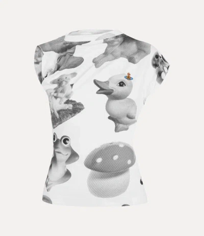 VIVIENNE WESTWOOD HEBO TOP COTTON FIGURINE XL WOMEN