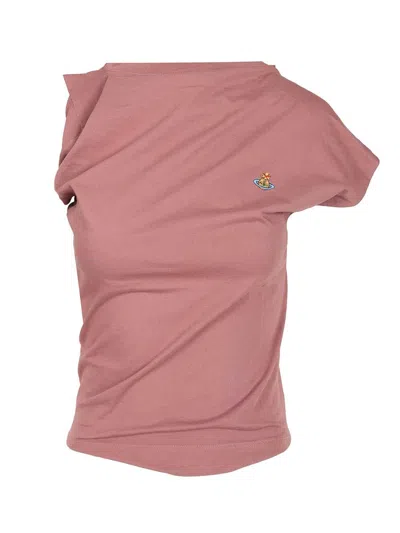 Vivienne Westwood Hebo Top Tops Rose In Black