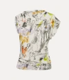 Vivienne Westwood Hebo Top Viscose / Elastane Wonderland Xl Women In White