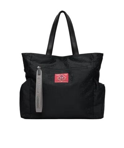 Vivienne Westwood Henry Medium Tote In Black
