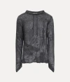 Vivienne Westwood Hi-vis Jumper Polyamide / Alpaca / Elastane Reflective-grey L/xl Unisex In Reflective-grey