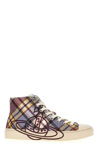 Vivienne Westwood 'high Top Plimsoll' Sneakers In Multi