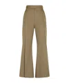 Vivienne Westwood High-waisted Flared Trousers In Brown