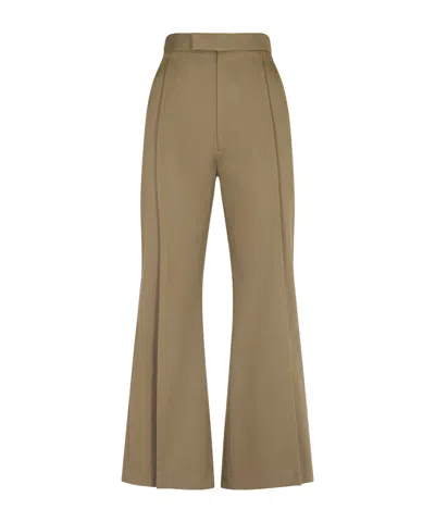 Vivienne Westwood High-waisted Flared Trousers In Brown